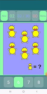 Captura de tela de matemática do jardim de infância à 4ª série