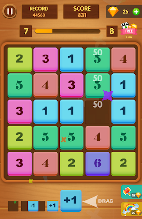Game screenshot Level Up Numbers- Merge Blocks apk download