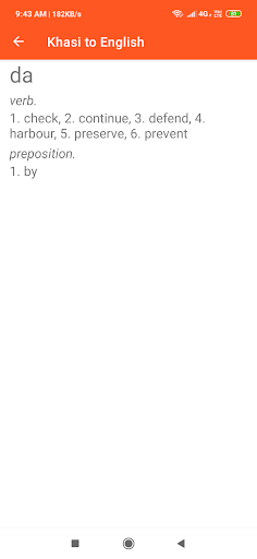 Khasi English Dictionary