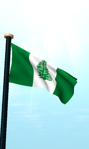 Norfolk Island Flag 3D Screen 2