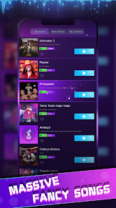 Captura de Pantalla 15 Juego de carreras de músicaEDM android
