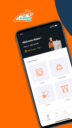 Android application Laundry Hub screenshort
