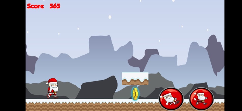 #1. Santa Christmas Endless Runner (Android) 由: Just a Guy Production