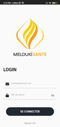 Android application Melouki Santé screenshort