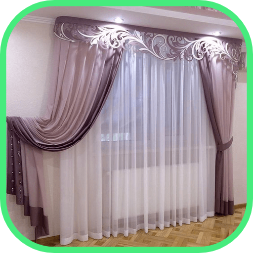 Curtain design logo