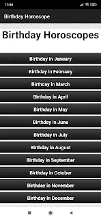 Birthday Horoscope