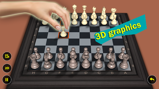 3D Chess Game - Board Plaid