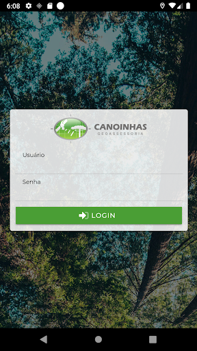 Android application Canoinhas screenshort