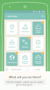 Getup And Go Smart Packing List::Appstore for Android