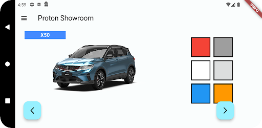 Android application Proton 360 Showroom screenshort