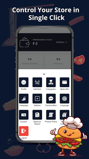 Foodmart Restaurant Partner Screen 3