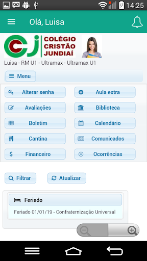 Android application Colégio Cristão Jundiaí screenshort