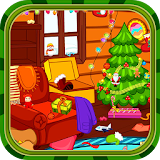 Clean up for santa claus icon