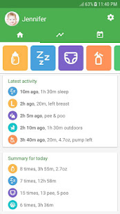 Baby tracker - feeding, sleep and diaper 1.1.18 screenshots 1