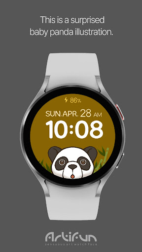 Android application artifun.atspanda.watchface screenshort
