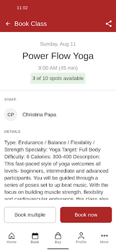 Me First Fitness Screen 3