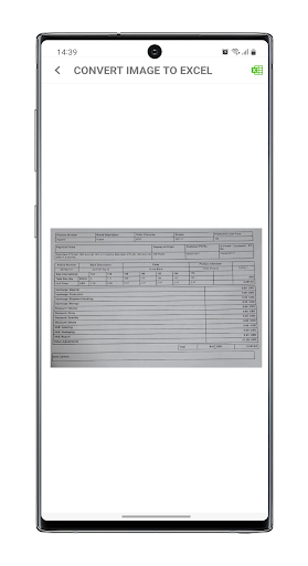 Extract To Excel Screen 3