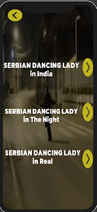 Serbian Lady Dancing in Indian