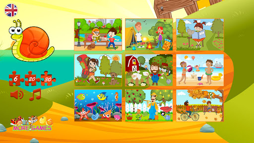 Games puzzles for children Screen 2