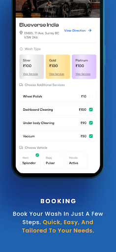 Blueverse BookMyWash Screenshot 4 - AppWisp.com