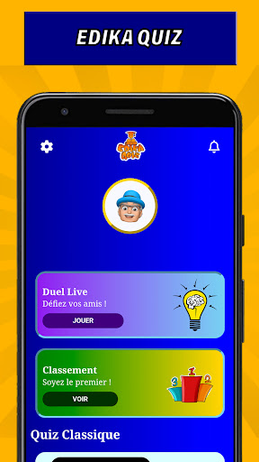 Android application EDIKA QUIZ screenshort