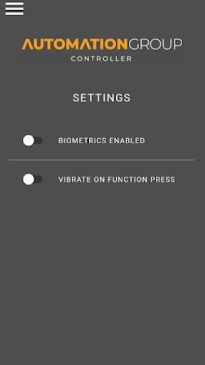 AG Controls Screen 2