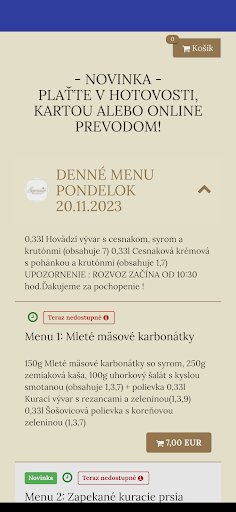 Reštaurácia Soprano Screen 2