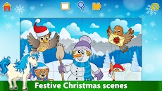 クリスマスの写真を持つ子供のための楽しいジグソーパズルゲームのおすすめ画像4