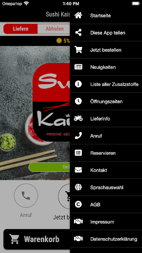 Sushi Kaiser Bremen Screen 3