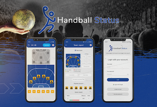 Android application Handball Status screenshort