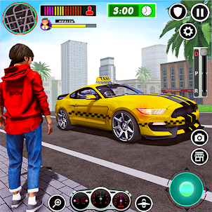 City Prado Taxi Driving 3D Sim