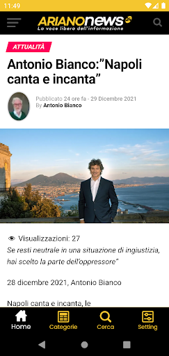 Android application ArianoNews24 screenshort