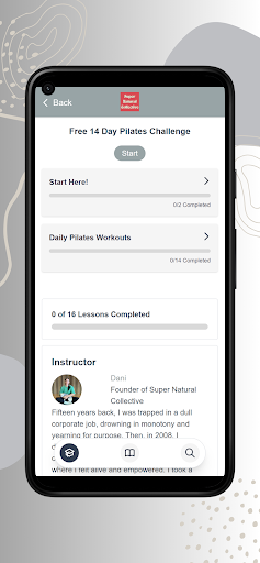 Android application Super Natural Collective screenshort