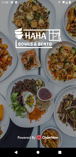 Android application HaHa Bowls & Bento screenshort