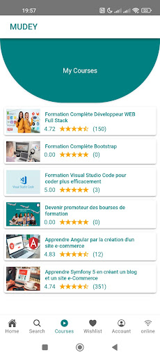 Mudey - Cours en ligne Screen 3