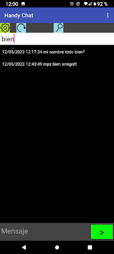 Handy Chat Screen 2