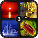 4 pics 1 word - photo game icon