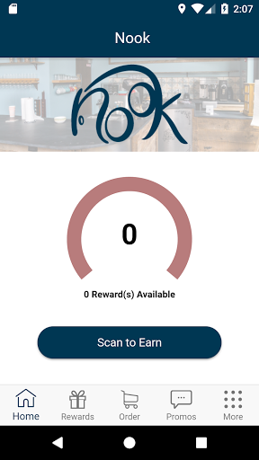Android application Nook Rewards App screenshort
