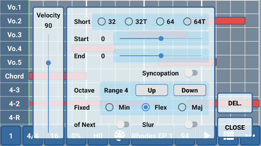 Keyboard Loop Maker Screen 2