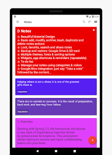 D Notes - Smart & Material -Notizen & To-Do-Listen Screenshot
