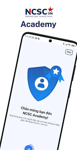 Android application NCSC Academy screenshort