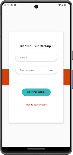 Android application Carb'up screenshort