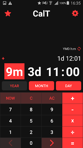 CalT - Date & Time Calculator Screen 2