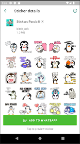 Captura 8 Stickers de Pinguinos android