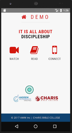 Android application Charis DE screenshort
