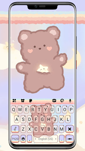 Android application Kawaii Teddy Theme screenshort