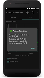 Battery Warner Pro Captura de pantalla