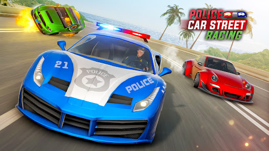 Police Car Race Car Games 3D  screenshots 1