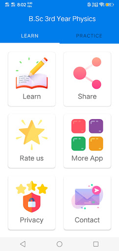 Android application BSc Notes - Physics 3rd Year screenshort