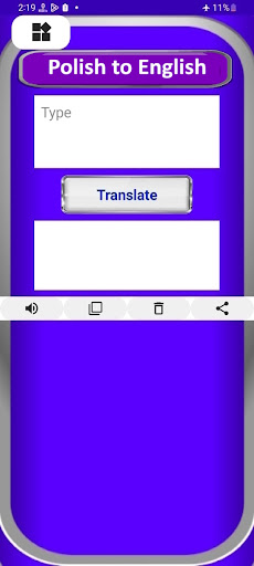 Android application Polish To English Translator screenshort